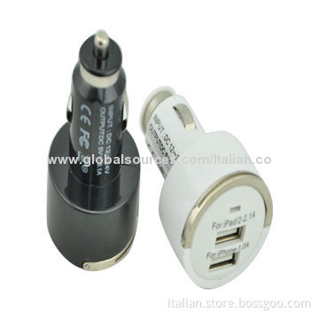 Car charger with double USBport 1A/2.1A latest products wholesale